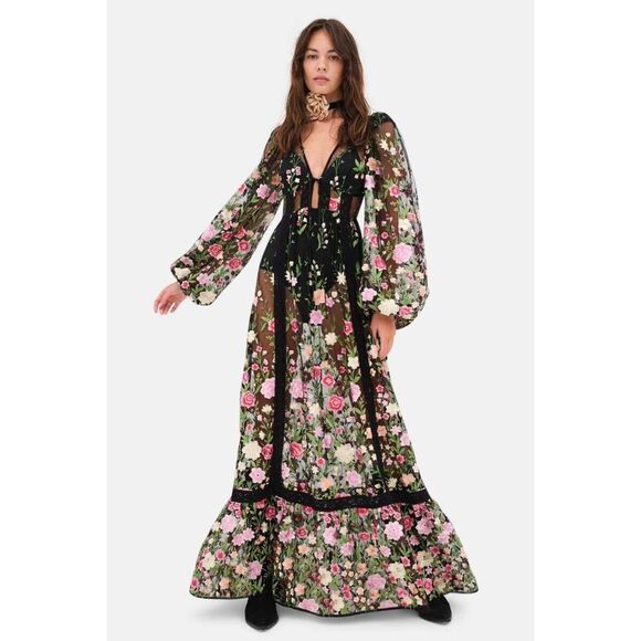 For Love & Lemons Dresses & Skirts - New Free People For Love & Lemons Luna Maxi Dress XS